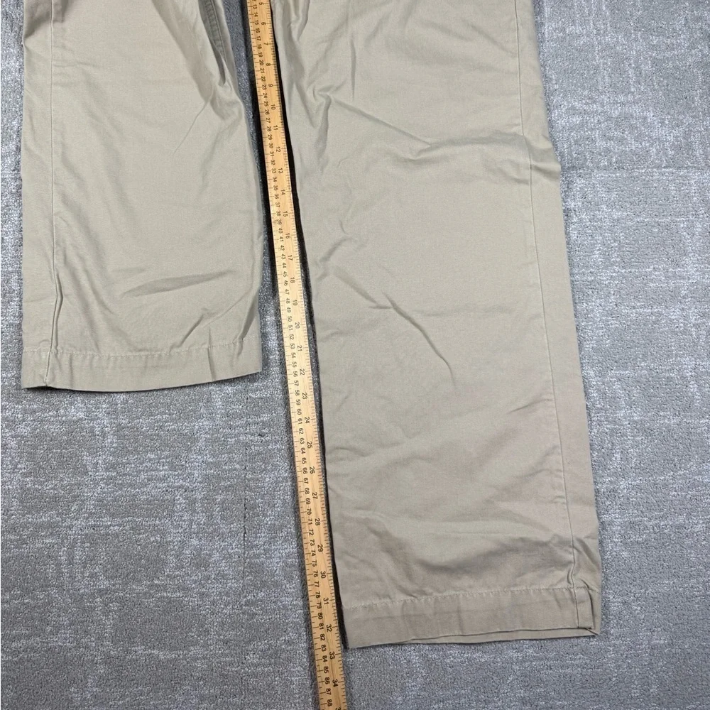 Levis Mens Straight Leg Khaki Trouser Pants Tan Size 34x34